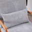 Chaise d'appoint de style moderne Mid-Century, fauteuil avec chaises rembourrées et cadre de lecture en bois massif et balcon de chambre à coucher pour salon -1960672674-1960672676
