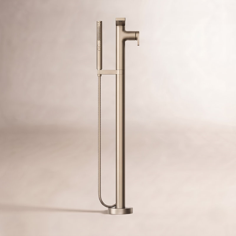 Composed Freestanding Bath Faucet, Vibrant Brushed Bronze