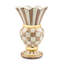 Mocha Check Ceramic Great Vase