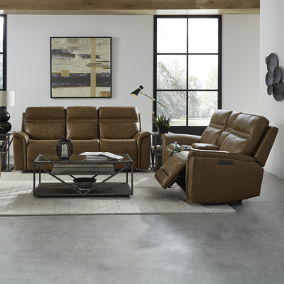 Cabrero Zero Gravity Power Sofa & Loveseat w/ Console Set