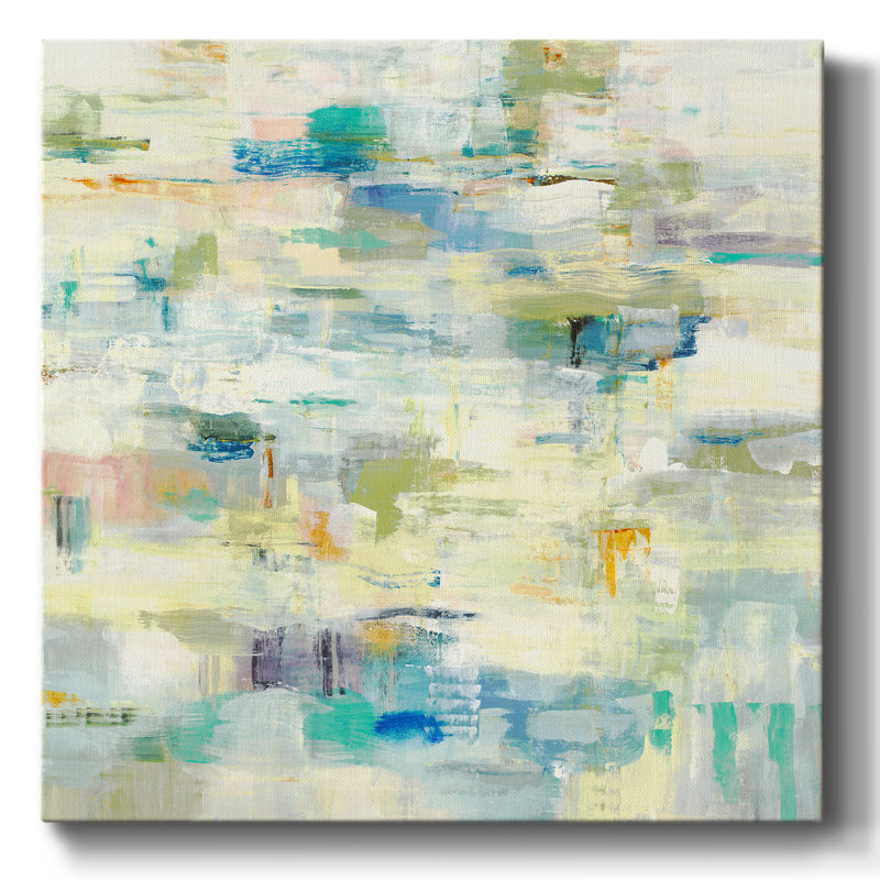 Toile tendue abstraite pastel III-Gallery URID12271-R, H 16 po x l 16 po