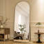 Aluminum Alloy Framed Full Length Mirror with Stand Large Wall Mirror-853291692-853291693