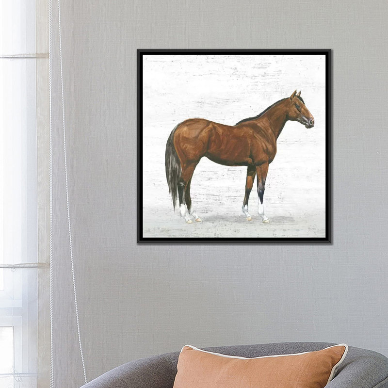 « natural charme i », reproduction d’impression sur toile tendue, H 26 po x l 26 po x P 1,5 po, Toile avec cadre noir