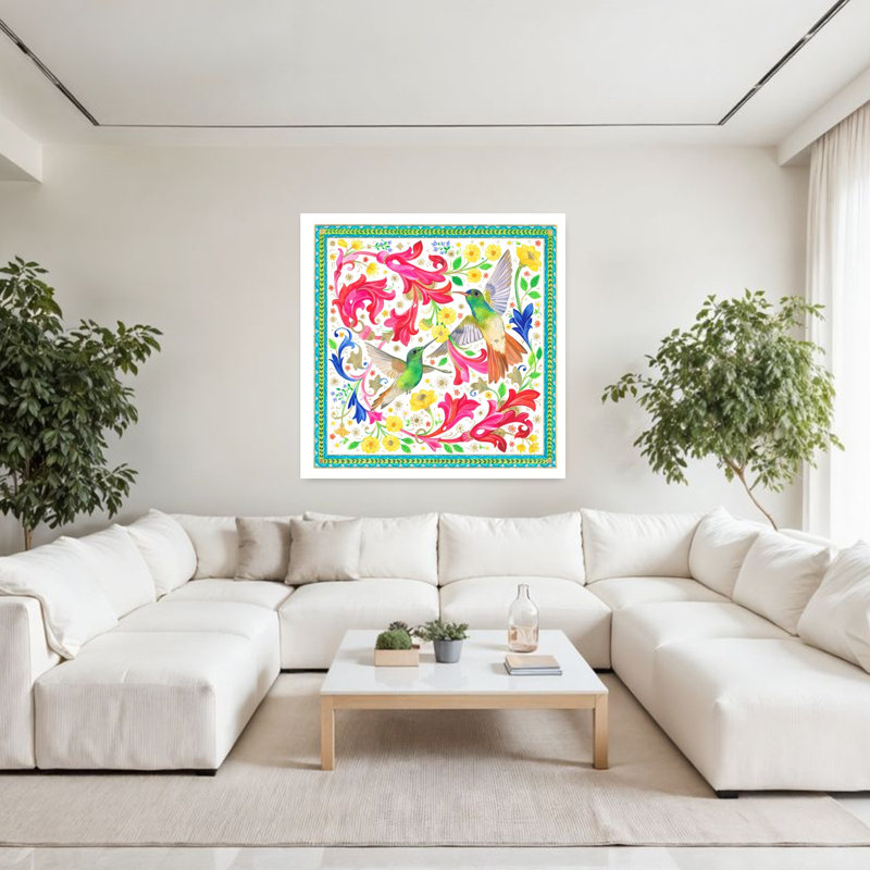 Art contemporain, art contemporain abstrait, H 48 po x l 48 po