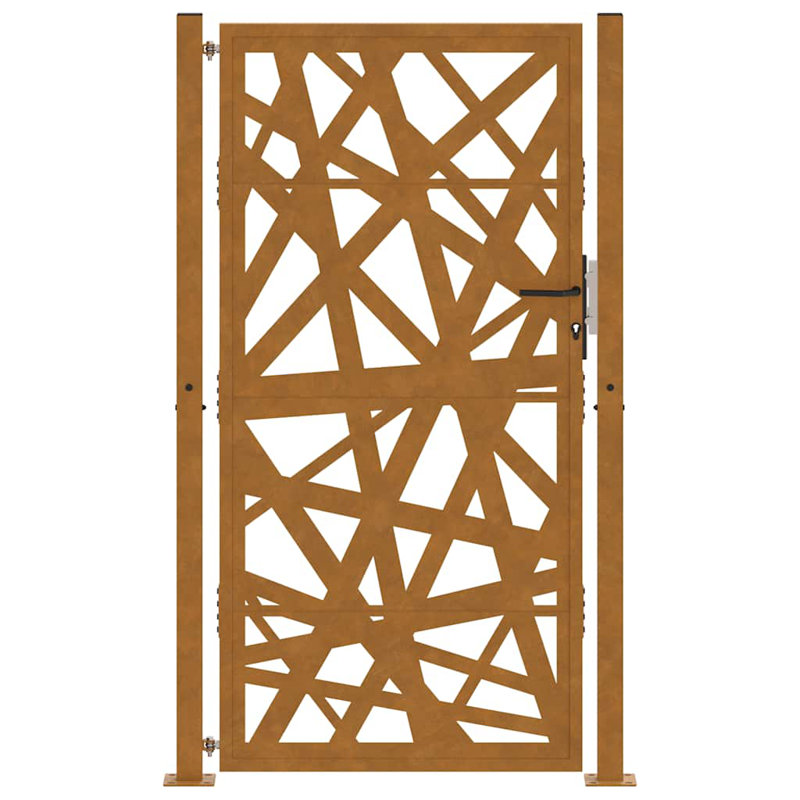 Weathering Steel Gate, 105 x 180 cm, Rusty