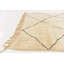 Tapis en laine beige noué la 6 pi 7 po x 9 pi 8 po one-of-kind Stehouse