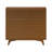 Alice Linea Fluted 3-Drawer Tambour Dresser with Brass Pulls