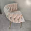 Chaise rembourrée en velours-1938709266