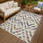 Machine Washable Indoor/Outdoor Chantille Tribal Rug-1207110194-1207110200