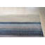 Blue Hand-Knotted Wool Striped Pixelation Geometric Modern Contemporary Carpet Rug-1460173586