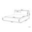 Bed Boucle VINAY 200 cm Taupe-112315209-112315213