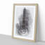 Neon Electric Guitar in Abstract - Framed Print-55727893-55727898