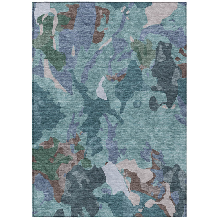 Machine Washable Indoor/Outdoor Oden ACN2161 Modern Rug