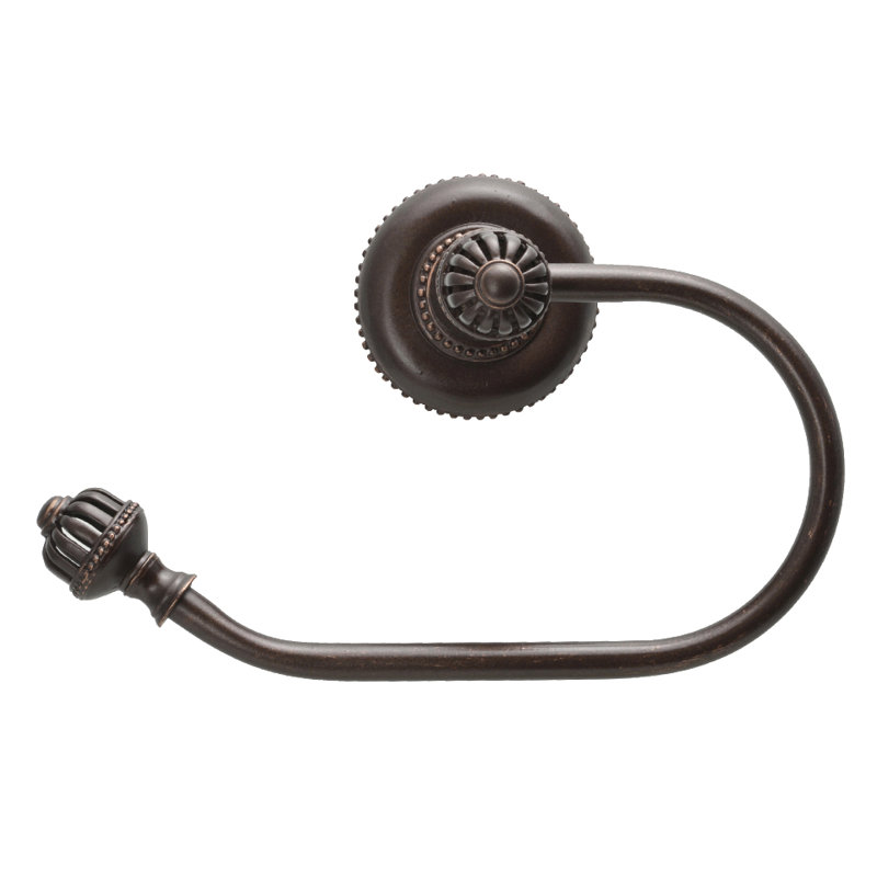 Cricket Cage swing tissue smooth ring left in Oil Rub Bronze