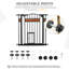Barrière murale à fermeture automatique pour animaux