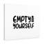 Empty Yourself Christian - Wrapped Canvas Print-797322598
