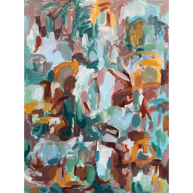 Dissolution Print by Susan Arthur, 21.25" H x 17.25" W x 0.875" D