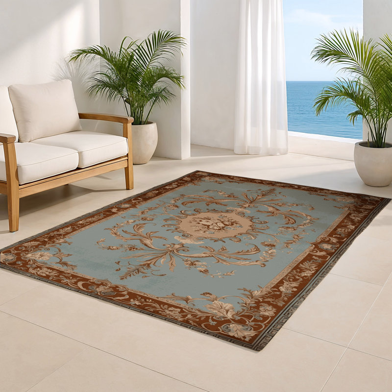 Tapis d'intérieur et d'extérieur gris français, Rectangulaire 2 pi x 3 pi