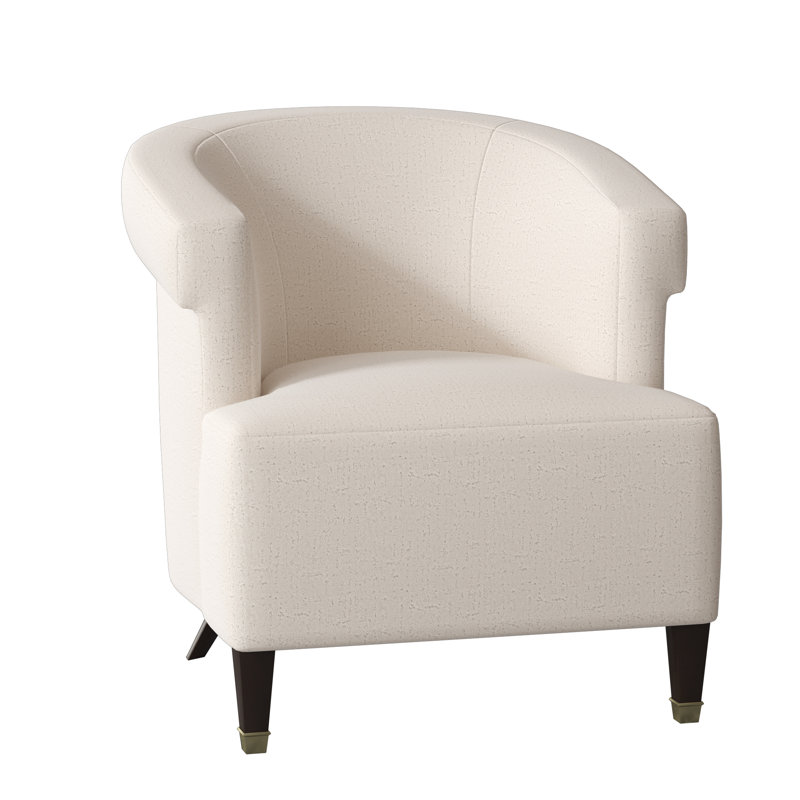 Fauteuil large de 30,5 po Madame, Ivoire de Venise, Noyer américain