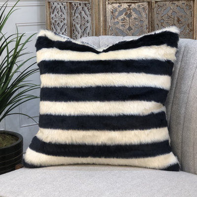 Square Faux Fur Pillow Cover & Insert