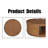 Round Cane Coffee Table-122628090-122628088