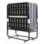 Lit pliant de 75 po de long pour les personnes de grande taille, 5 matelas en mousse à mémoire de forme, capacité de poids de 450 lb, peu encombrant, bureau idéal pour personnes de 75 po et plus, structure en métal de 5 po, pliable et enroulable, rap