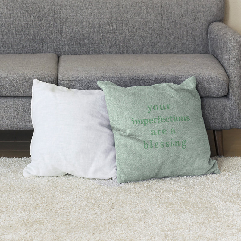 Coussin de sol, 40 po x 40 po, Vert