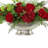 Jana Holiday Centerpiece with Roses and Hydrangeas