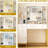 Vanity Desk with Mirror and Lights, Makeup Desk Dressing Table with LED Lighted Mirror & Power Outlet,3 Lighting Color for Bedroom