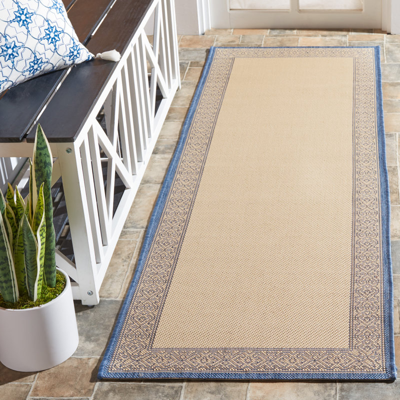 Herefordshire Performance Solid Color Indoor/Outdoor Area Rug, Runner 2'4" x 6'7"