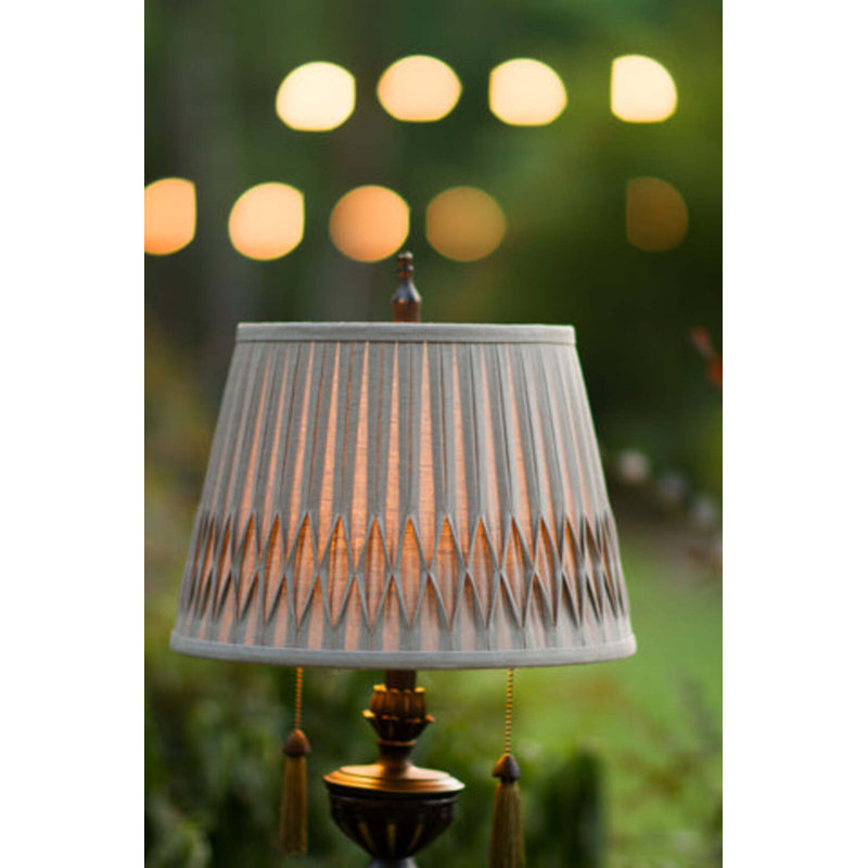 Linen Empire Lamp Shade (Spider), 10" H x 16" W x 16" D
