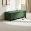 Banc de rangement avec repose-pieds Retro Green-129159704