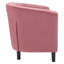 Causeuse en velours argenté Orchid Greta-806005904