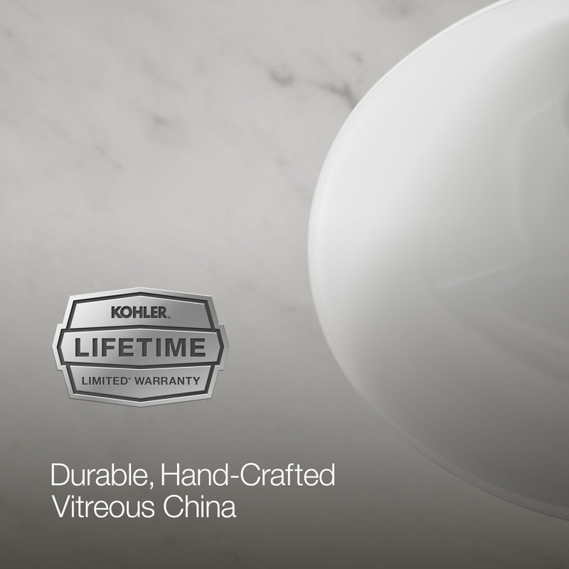 Caxton® Ceramic Oval Undermount Bathroom Sink with Overflow, White