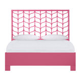 Ivy Twin Platform Bed, Citrus Orange