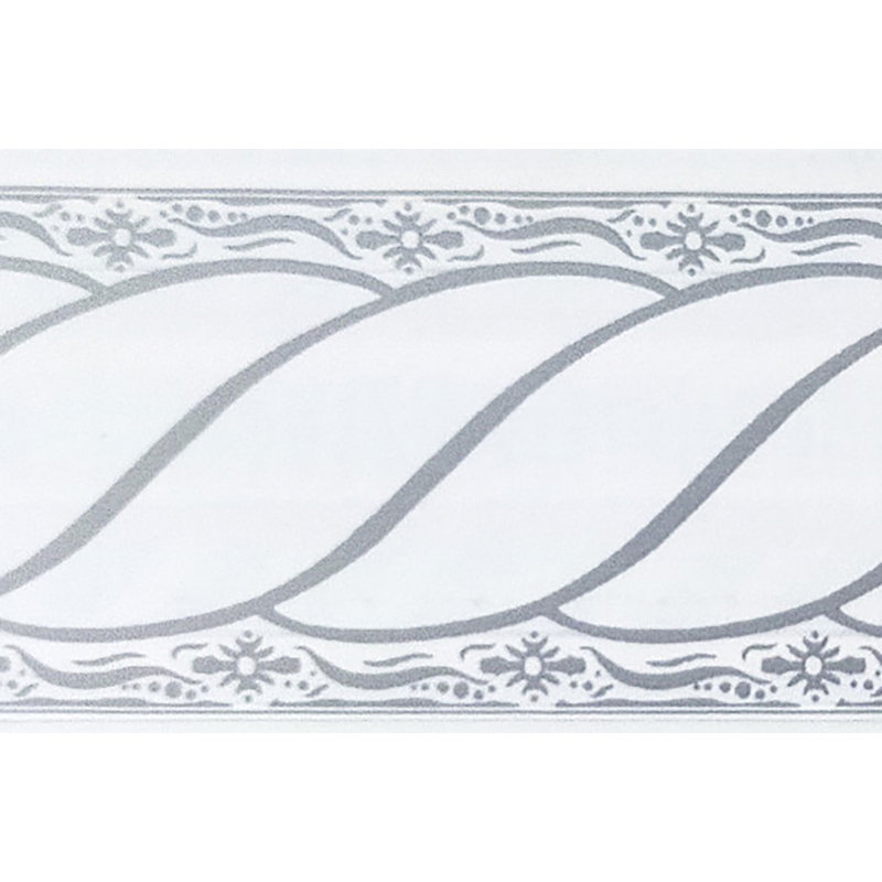 Bordure de papier peint à peindre L 33 pi x l 2 po Nazim