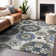 Premium Machine Washable Prisco Pewter Rug