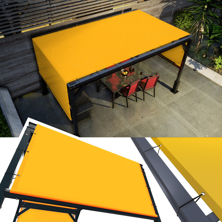 Amgo Customize Waterproof Pergola Canopy Replacement Cover, 95% UV Blockage