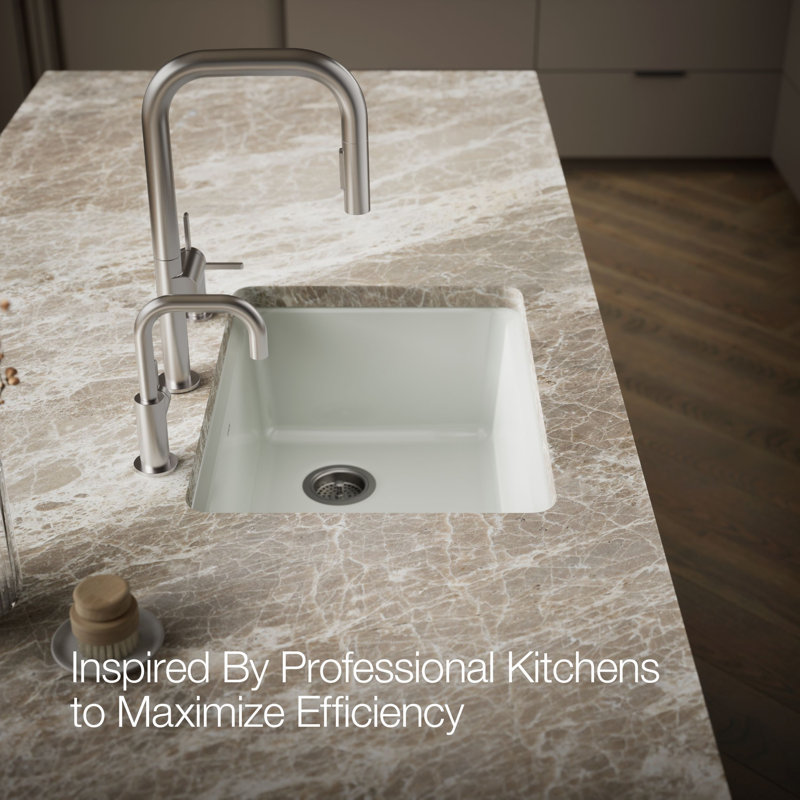 Riverby® 27"L x 22"W Kitchen Sink, Sea Salt