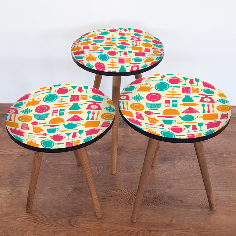 Tables gigognes 3 pieds Banda