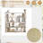 Farragut Faux Wood & Metal 5-Tier Bookshelf-27115504