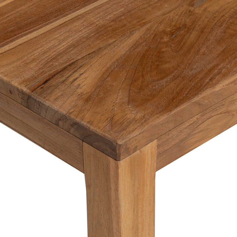 110 cm W Solid Wood Top Console Table