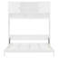 Grand lit escamotable blanc Wall Wall