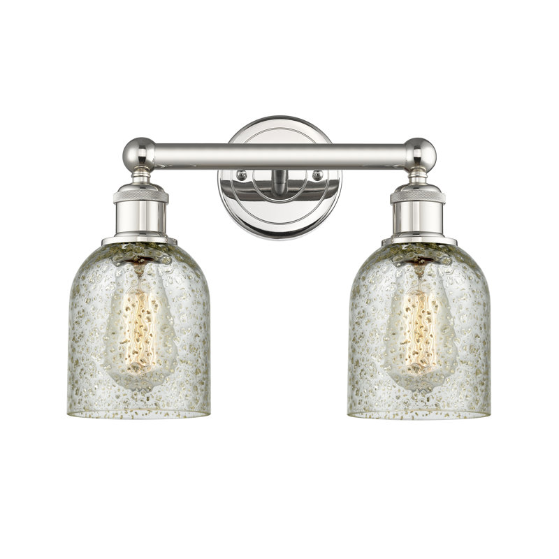 Reiko 2 - Light Dimmable Vanity Light, Mica, Polished Nickel