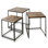 Amaliya 18" 3-Piece Solid Wood Nesting Tables