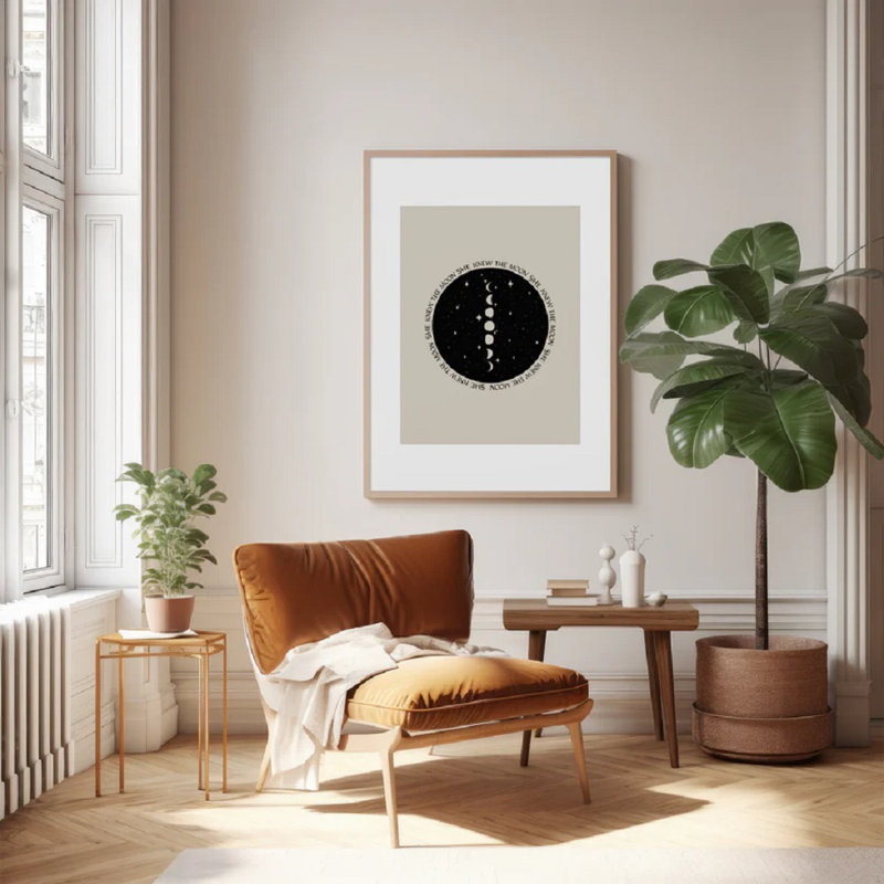 Abstract Astrology Print 1, 60cm H x 42cm W