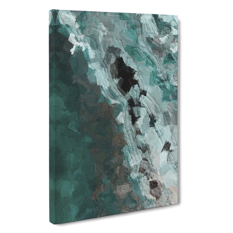 The Fog Abstract - Wrapped Canvas, 50cm H x 35cm W x 3cm D