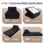 Canapé-lit pliant, fauteuil-futon avec coussin, matelas pliable avec support pour le dos, fauteuil-lit pliant portatif sans assemblage, petits fauteuils pour salle de lecture, chambre d'amis