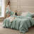 Bedsure 100% Washed Cotton Duvet Cover King Set – Minimalist Linen-Like Bedding Set for Mom, All-Season Breathable Gift for Mother’s Day (Set of 3)-125402761-125402759