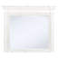 Miroir pour commode Weitzel, blanc rétro
